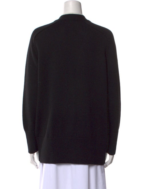 Maje Wool Plaid Print Sweater