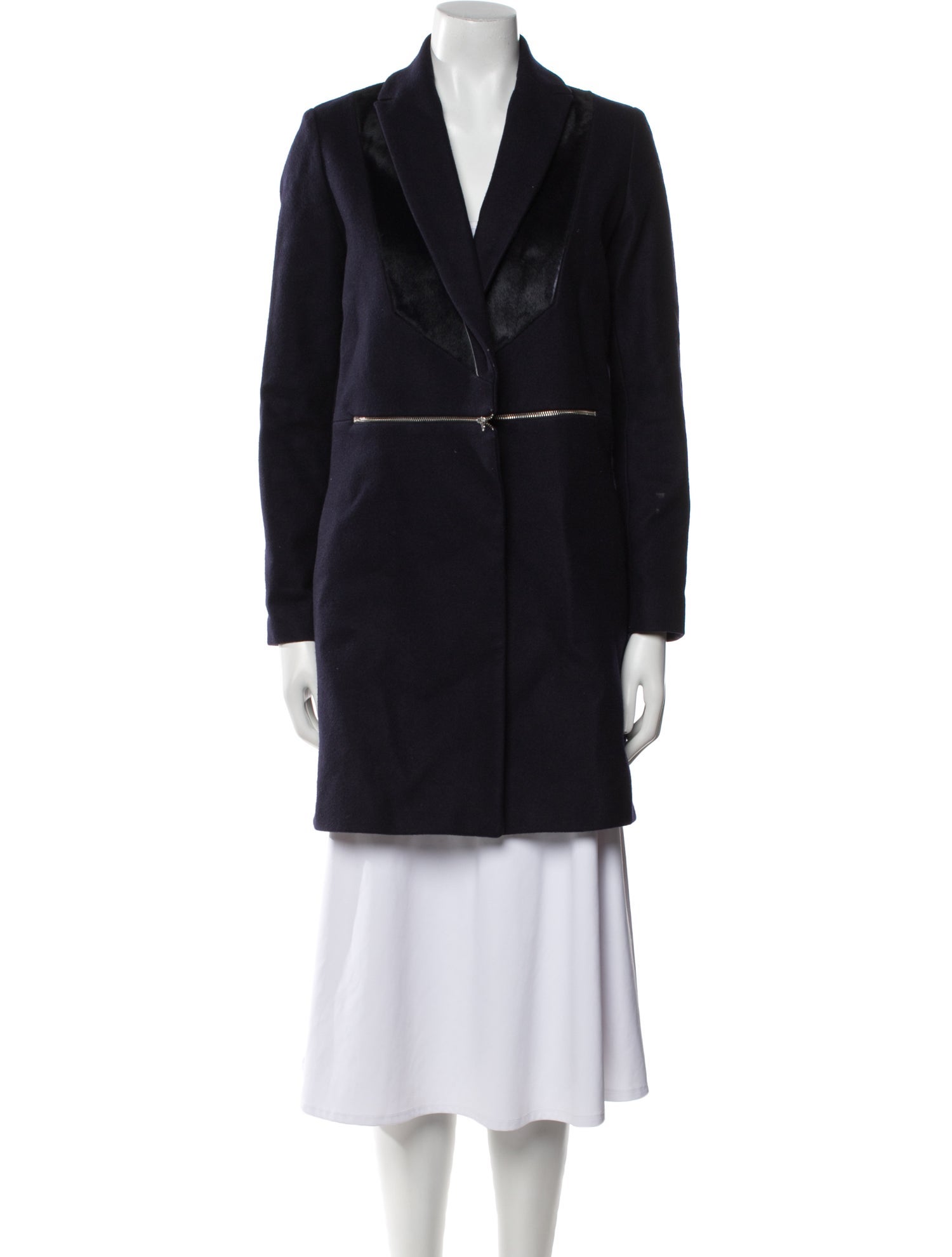 Maje Virgin Wool Coat