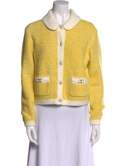 Maje Colorblock Pattern Sweater