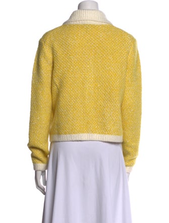 Maje Colorblock Pattern Sweater