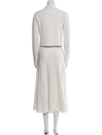 Maje Pleated Accents Skirt Set