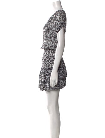 Maje Printed Mini Dress