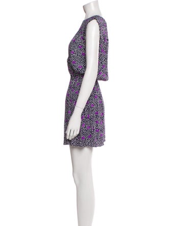 Maje Printed Mini Dress