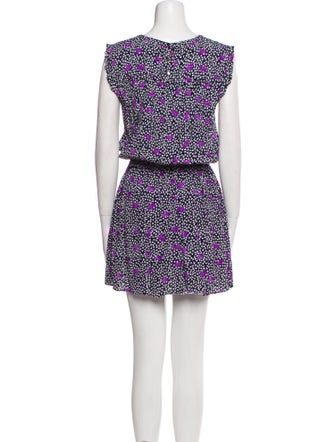 Maje Printed Mini Dress