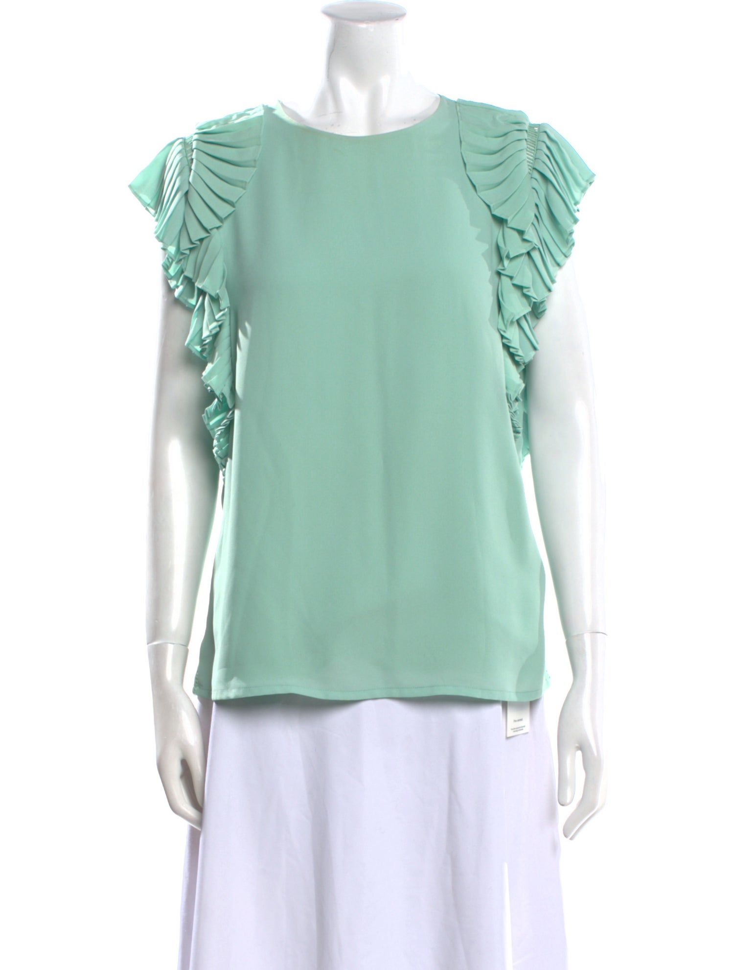 Maje Scoop Neck Short Sleeve Blouse