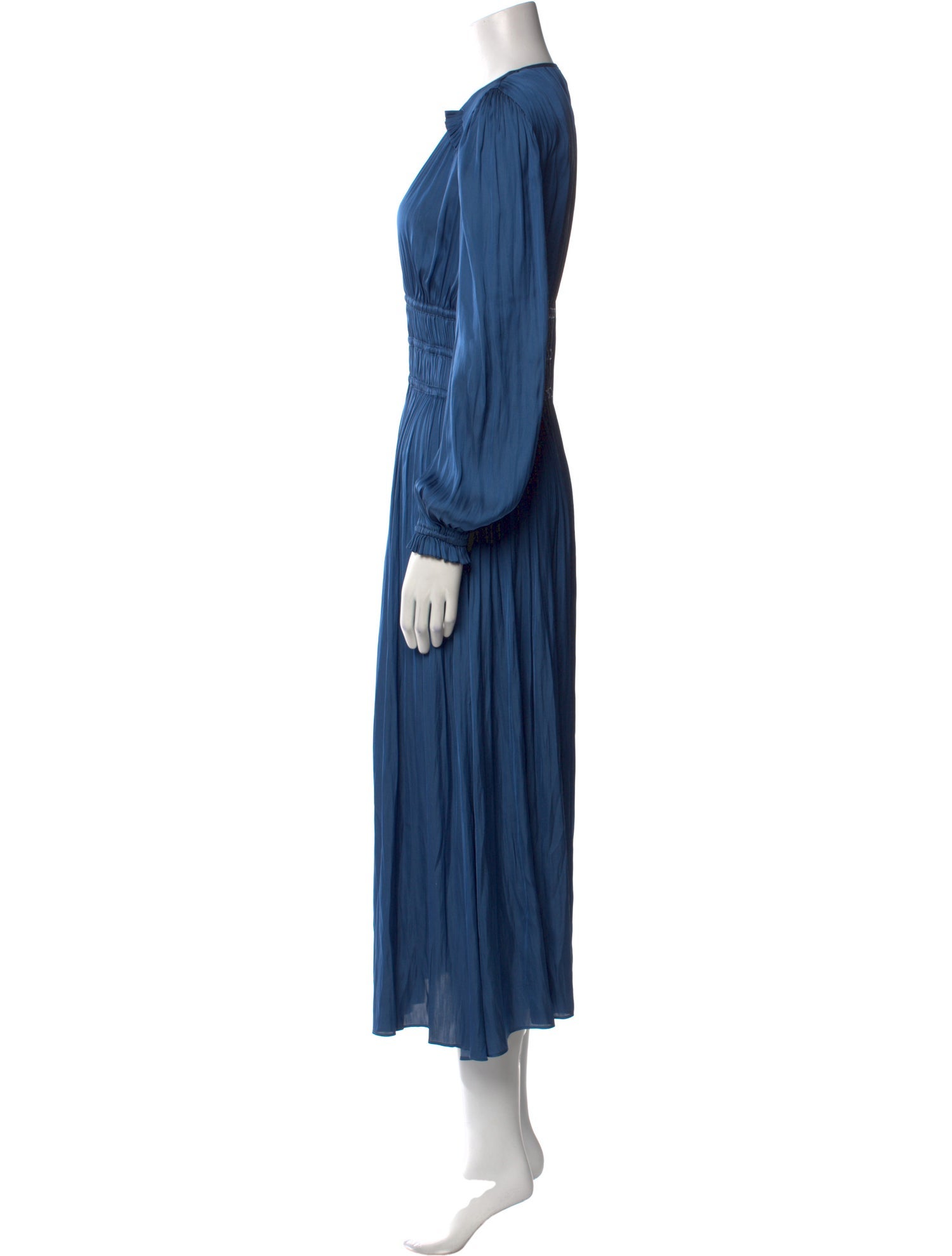 Maje V-Neck Long Dress
