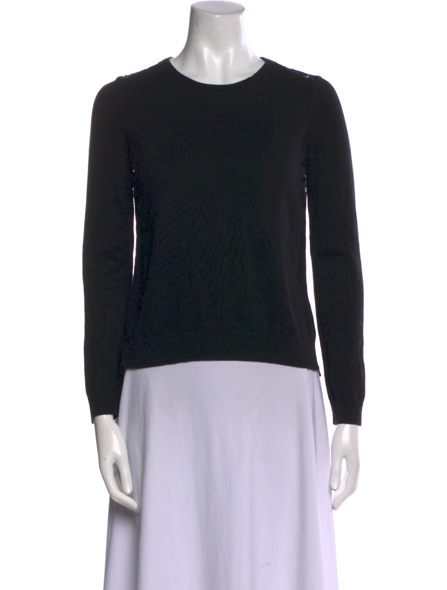 Maje Crew Neck Long Sleeve Sweatshirt