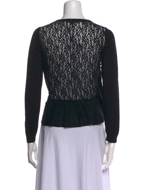 Maje Crew Neck Long Sleeve Sweatshirt