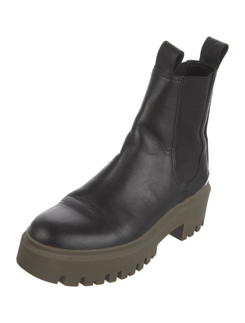 Maje Leather Chelsea Boots