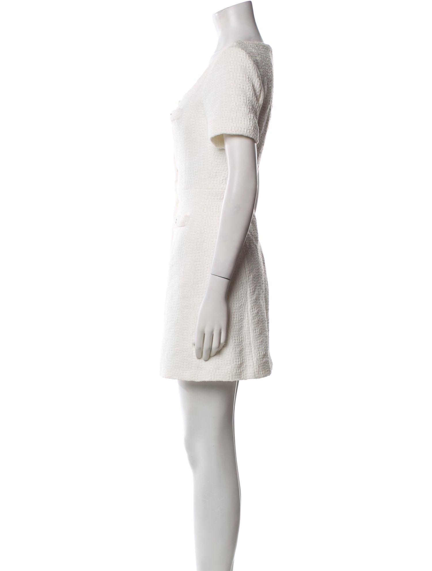 Maje Square Neckline Mini Dress