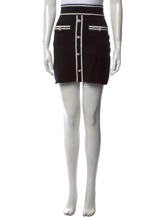 Maje Striped Mini Skirt