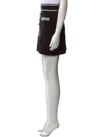 Maje Striped Mini Skirt