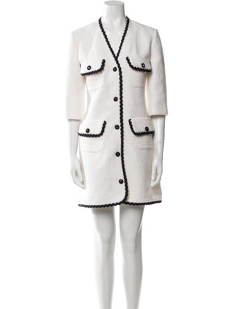 Maje Virgin Wool Mini Dress