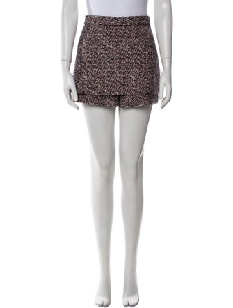 Maje Printed Mini Shorts