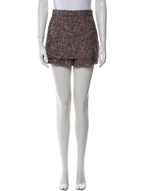 Maje Printed Mini Shorts