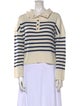 Maje Cashmere Striped Sweater
