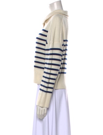 Maje Cashmere Striped Sweater