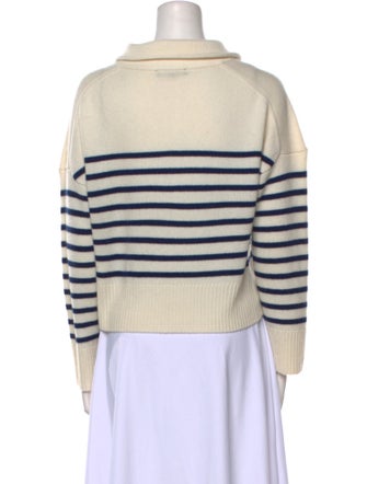 Maje Cashmere Striped Sweater