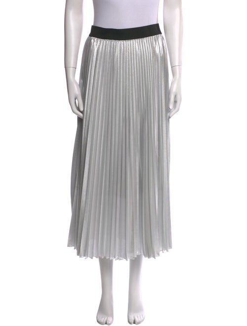 Maje Striped Midi Length Skirt