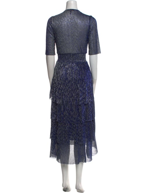 Maje Printed Midi Length Dress