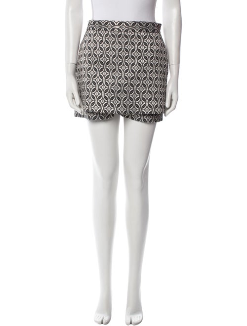 Maje Printed Mini Shorts