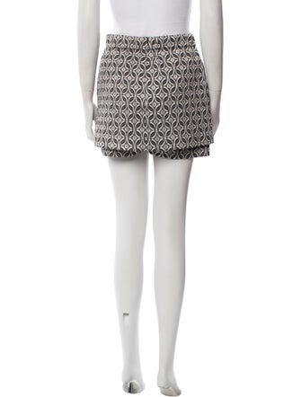 Maje Printed Mini Shorts