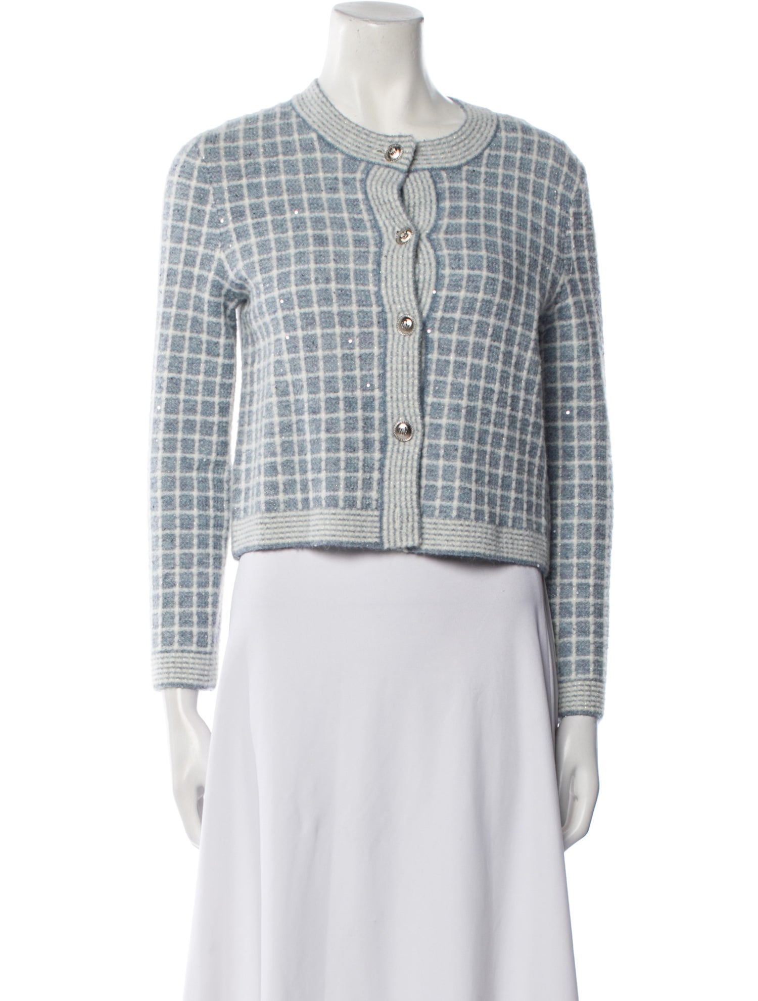 Maje Plaid Print Evening Jacket w/ Tags