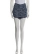 Maje Tweed Pattern Mini Shorts
