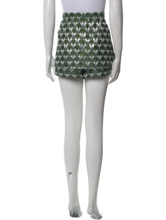 Maje Floral Print Mini Shorts