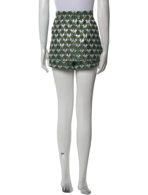 Maje Floral Print Mini Shorts
