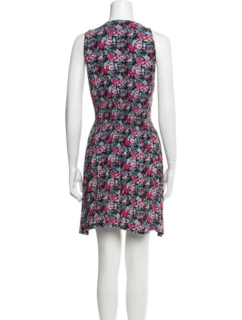 Maje Floral Print Mini Dress