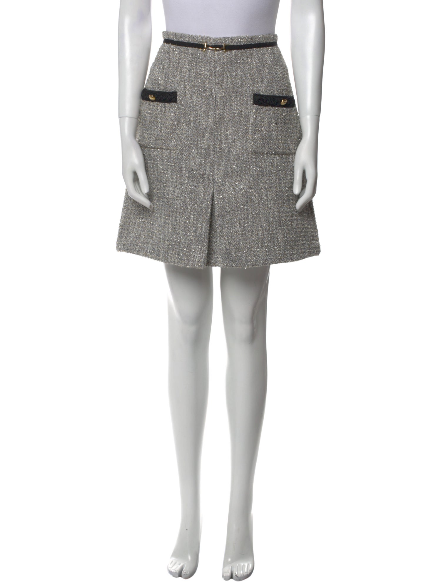 Maje Glitter Accents Mini Skirt w/ Tags