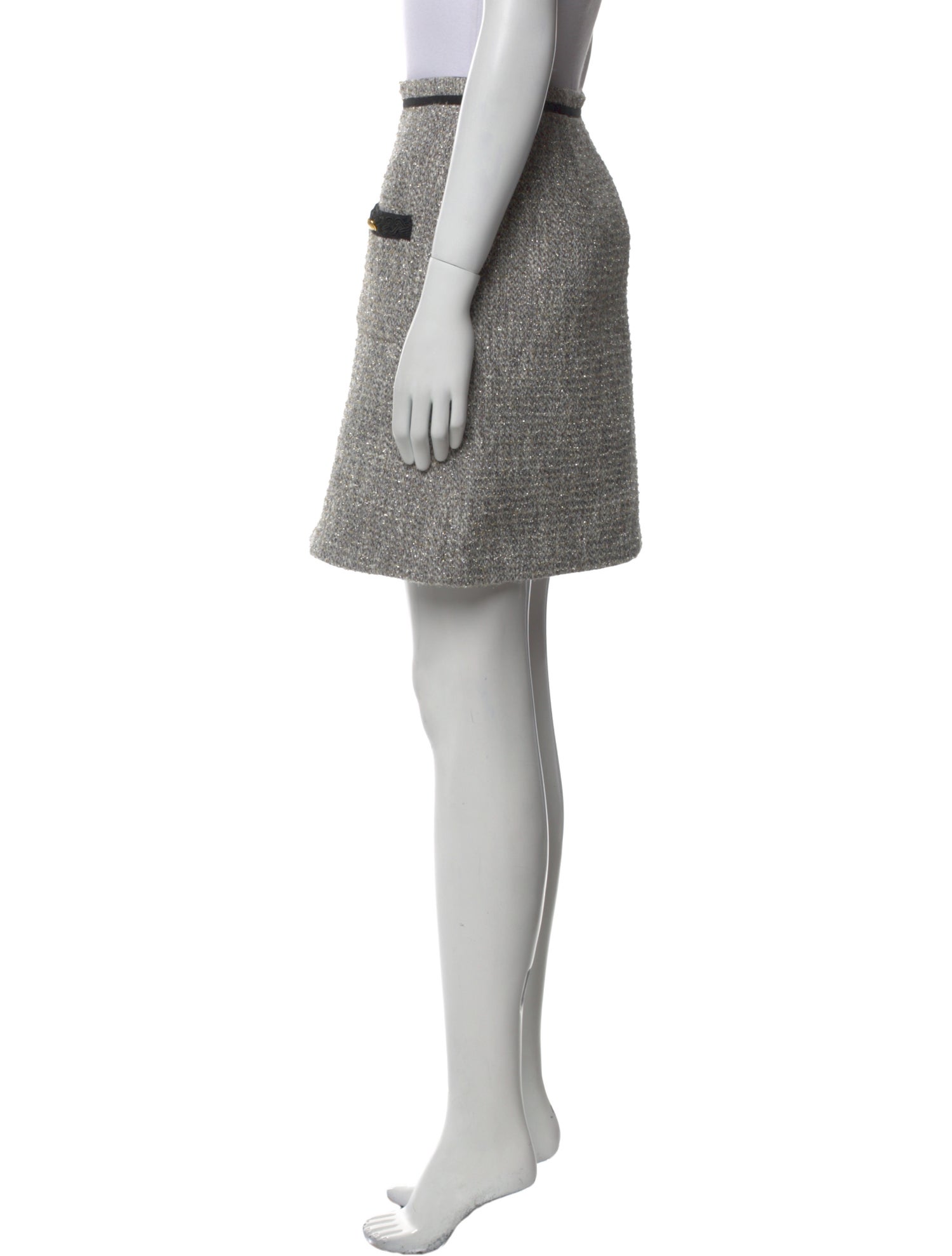 Maje Glitter Accents Mini Skirt w/ Tags