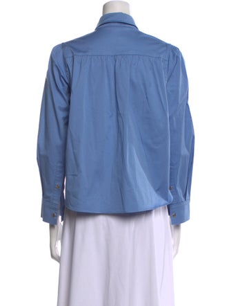 Maje Long Sleeve Crop Top