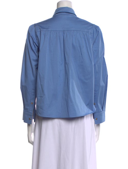 Maje Long Sleeve Crop Top