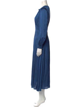 Maje V-Neck Long Dress