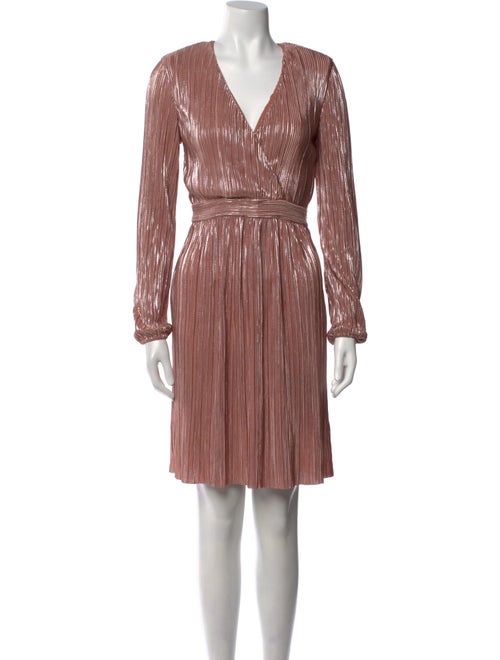 Maje V-Neck Knee-Length Dress