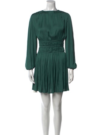 Maje Bateau Neckline Mini Dress