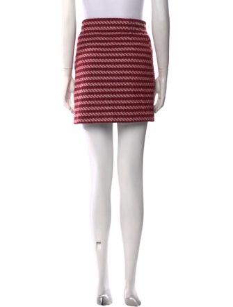 Maje Striped Mini Skirt