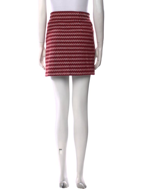 Maje Striped Mini Skirt