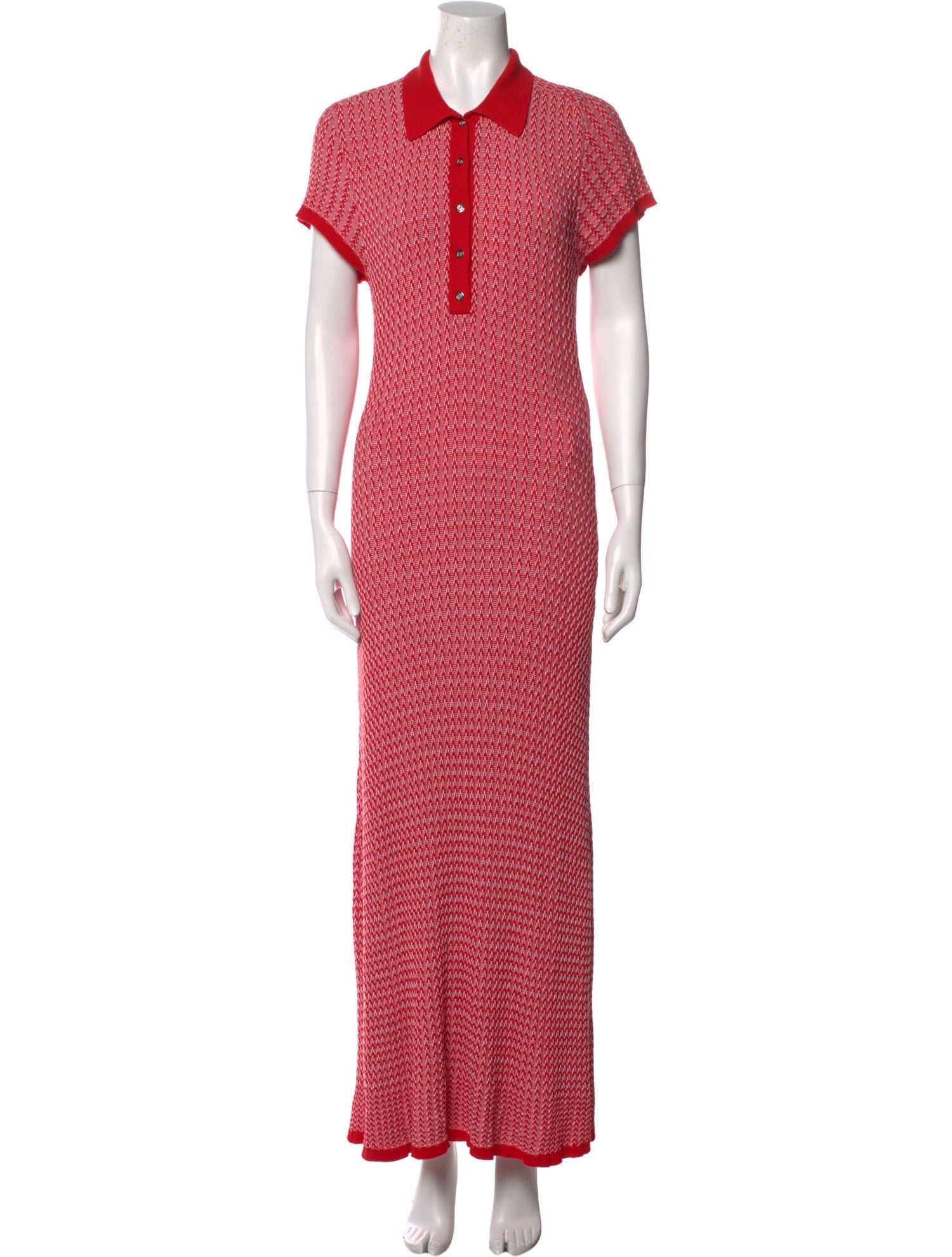 Maje Printed Long Dress