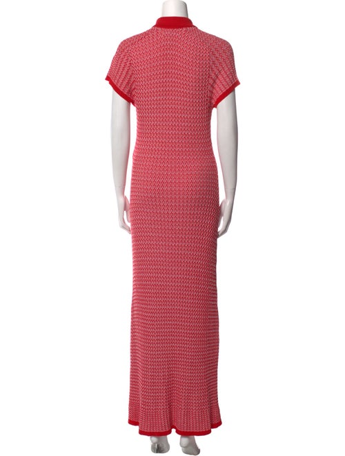 Maje Printed Long Dress