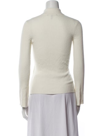 Maje Mock Neck Long Sleeve Polo