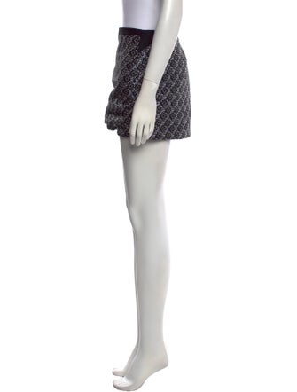 Maje Printed Mini Skirt