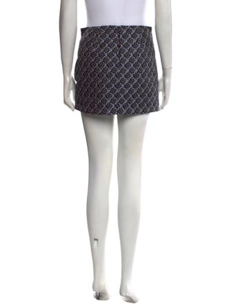 Maje Printed Mini Skirt