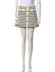 Maje Striped Mini Skirt