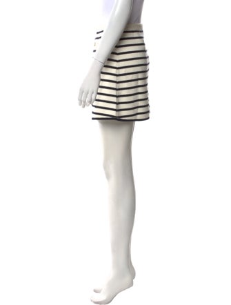 Maje Striped Mini Skirt