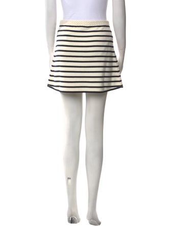 Maje Striped Mini Skirt