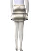 Maje Striped Mini Skirt
