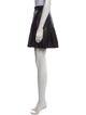 Maje Lamb Leather Mini Skirt